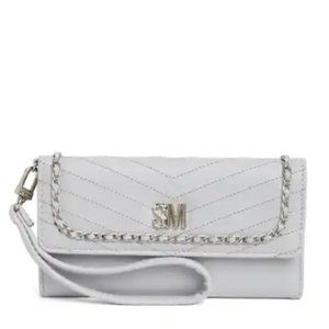 Steve Madden Bkira Quilted Faux Leather Wristlet/Clutch/Wallet Bag- NWT